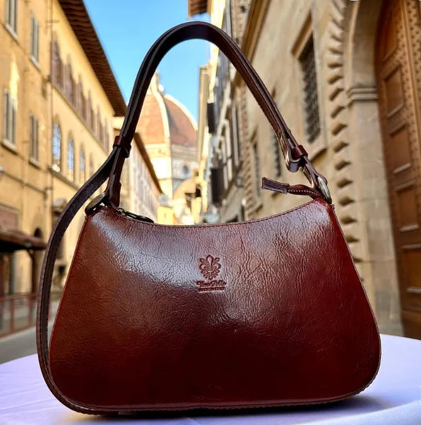 Italian Leather (medium) Shoulder Bag. Pre-tariff pricing.
