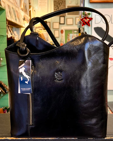 Italian Leather Covertible Tote/Backpack ~ 10% Off!! Annual Purse Sale