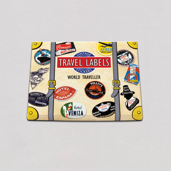 Laughing Elephant - World Traveller - Travel Label Sticker Box