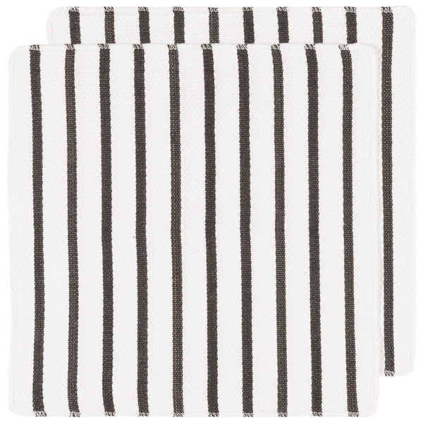 Now Designs by Danica - Basketweave Black Dishcloths Set of 2