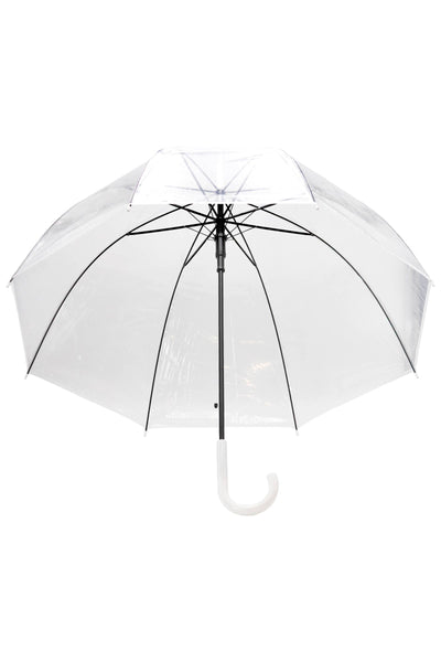 Cap Zone - Clear Pvc Bubble Dome Auto Open Fold Umbrella