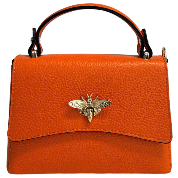 MODARNO - Women's shoulder bag in genuine leather with Ape closure