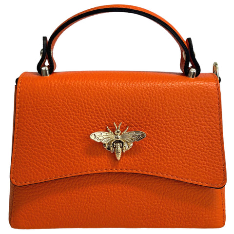 MODARNO - Women's shoulder bag in genuine leather with Ape closure
