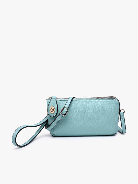 Jen & Co. - M1818 Kendall Crossbody/Wristlet w/ Twist Lock Closure
