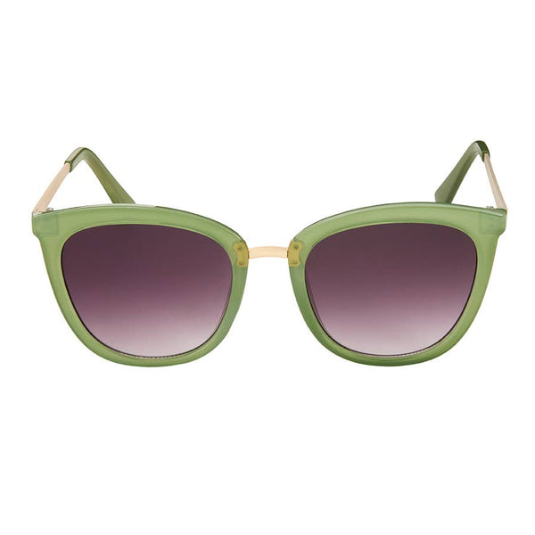 Blue Gem Sunglasses Inc - 1227 NEW JADE CAT EYE COMBO ASSORTED COLORS