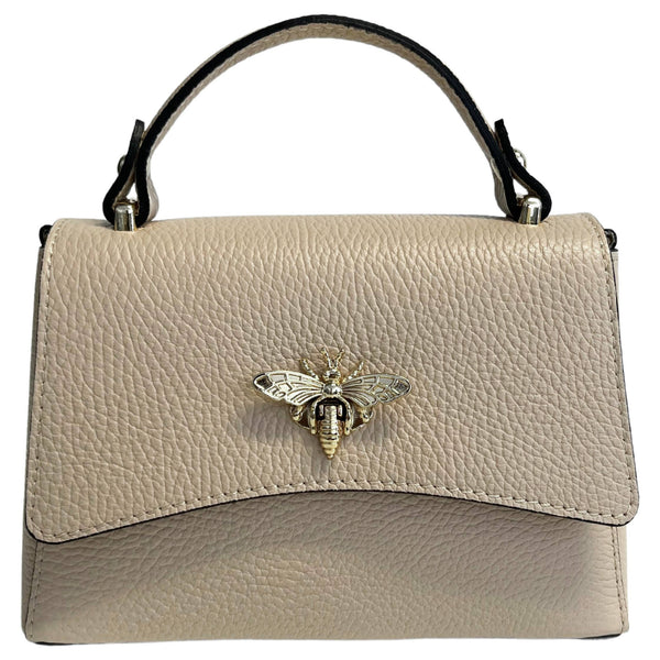 MODARNO - Women's shoulder bag in genuine leather with Ape closure