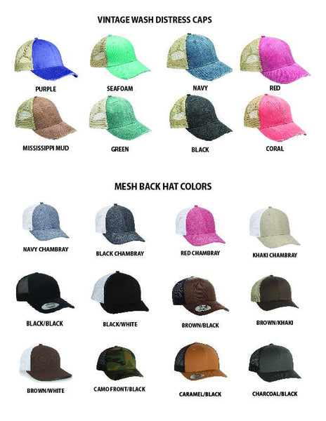 Asheville - Pine Tree - Leather Patch Hat -