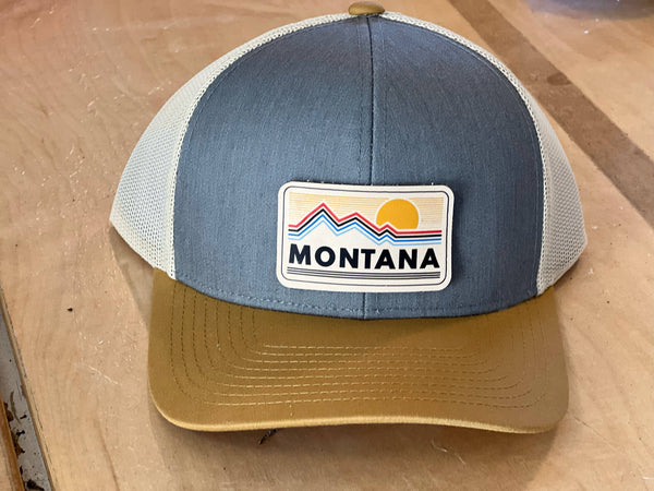 Asheville Sunset - Leather Patch Hat -