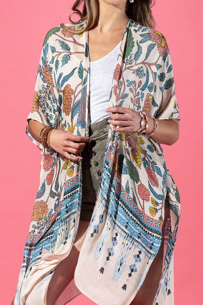 Urbanista - Mesa Bloom Viscose Kimono