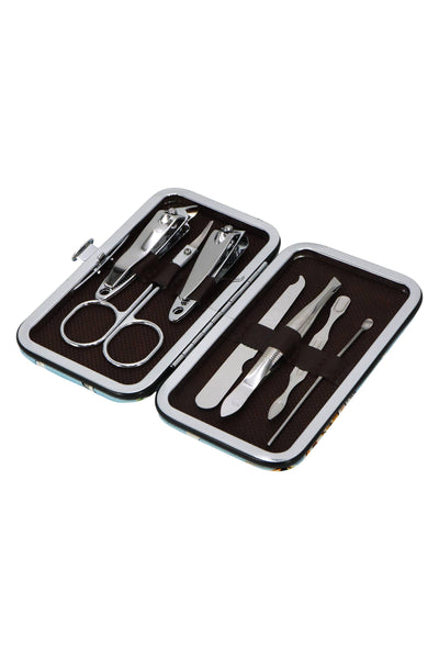 Cap Zone - Butterfly Vegan Leather 7-pcs Nailcare Kit