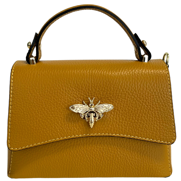 MODARNO - Women's shoulder bag in genuine leather with Ape closure