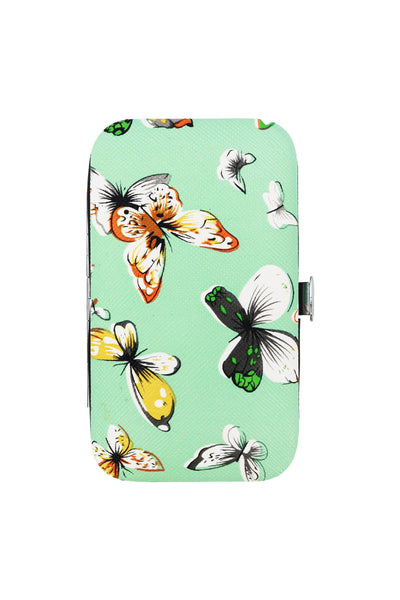Cap Zone - Butterfly Vegan Leather 7-pcs Nailcare Kit