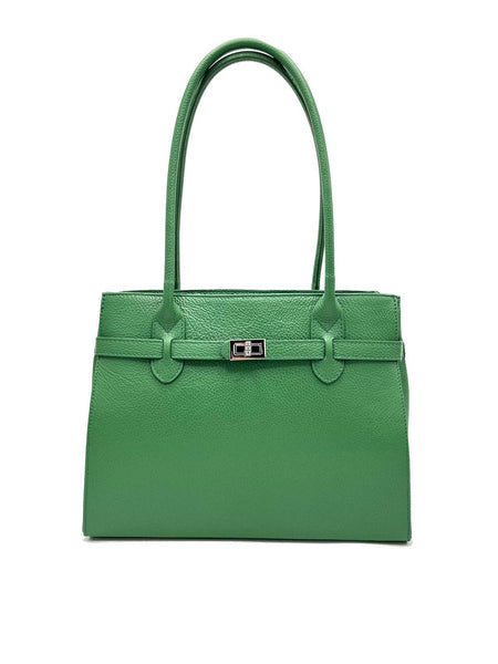 Suie Valentini srl - Genuine leather shoulder bag, for women, made in Italy, art. 112429