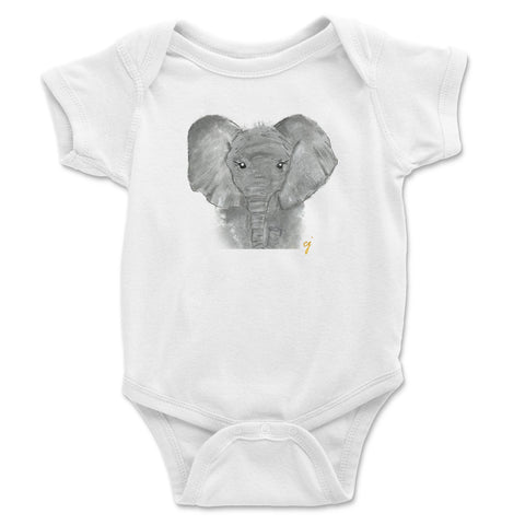 claire jordan designs - Elephant Onesie: 12-18