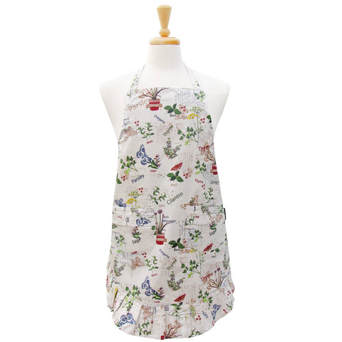 Two Lumps of Sugar - Garden Fresh Herbs Ruffle Apron
