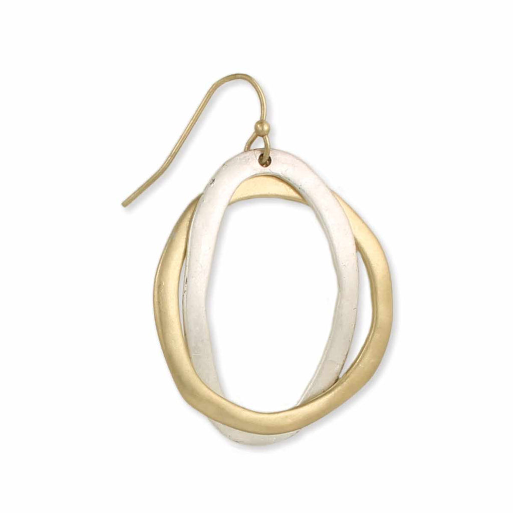 ZAD - Museum Worthy Mixed Metal Linked Earrings