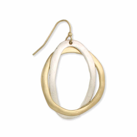 ZAD - Museum Worthy Mixed Metal Linked Earrings