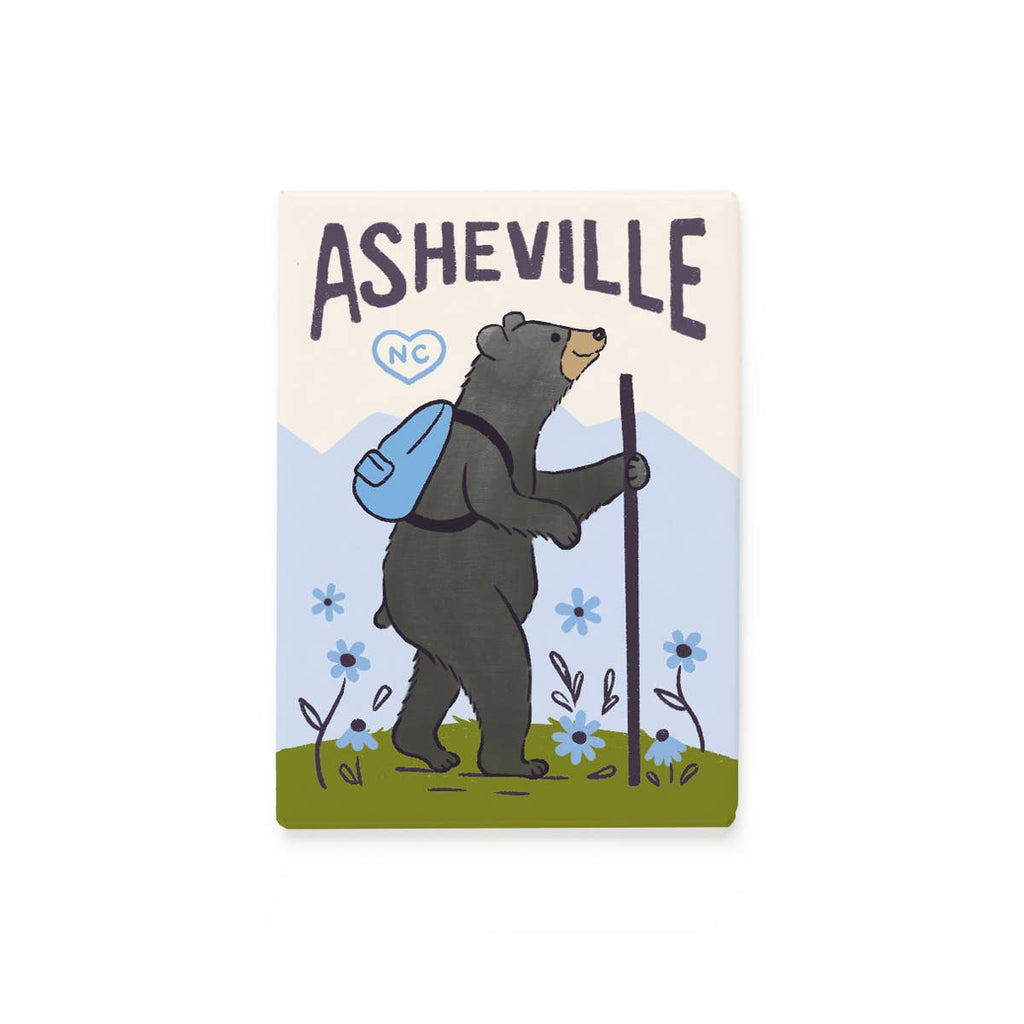 Seltzer Goods - AVL Bear Hiking Magnet