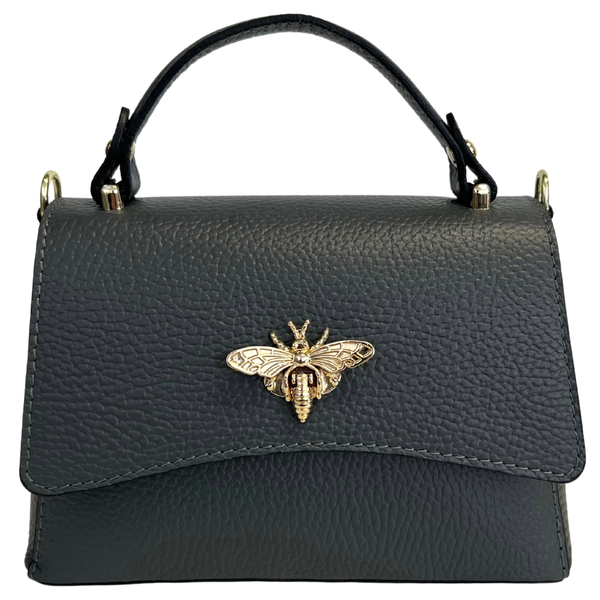 MODARNO - Women's shoulder bag in genuine leather with Ape closure