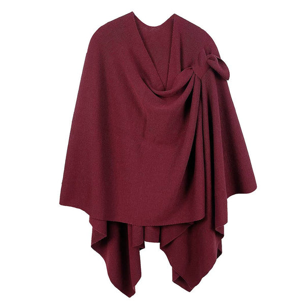 Fashion City - Solid Ruana with Shoulder Strap