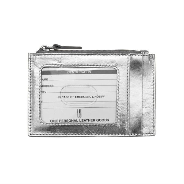 ili New York - 7416 Leather CC-ID Holder with Zip Pocket