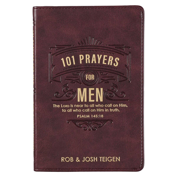 Christian Art Gifts - 101 Prayers for Men Faux Leather