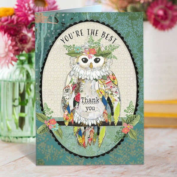 Kelly Rae Roberts - You're The Best Thank You Card