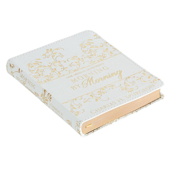 Christian Art Gifts - One-Minute Devotions Morning by Morning Faux Leather