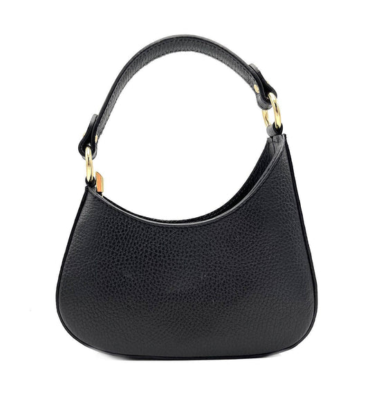 Suie Valentini srl - Genuine leather shoulder mini bag, made in Italy, art.112423