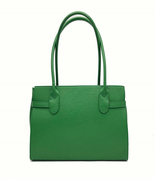 Suie Valentini srl - Genuine leather shoulder bag, for women, made in Italy, art. 112429