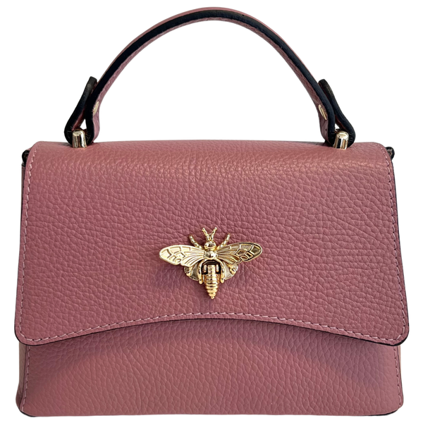 MODARNO - Women's shoulder bag in genuine leather with Ape closure