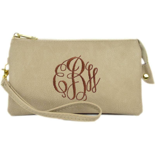 MiMi Wholesale - 7013 Monogrammable Three Compartments Crossbody Bag