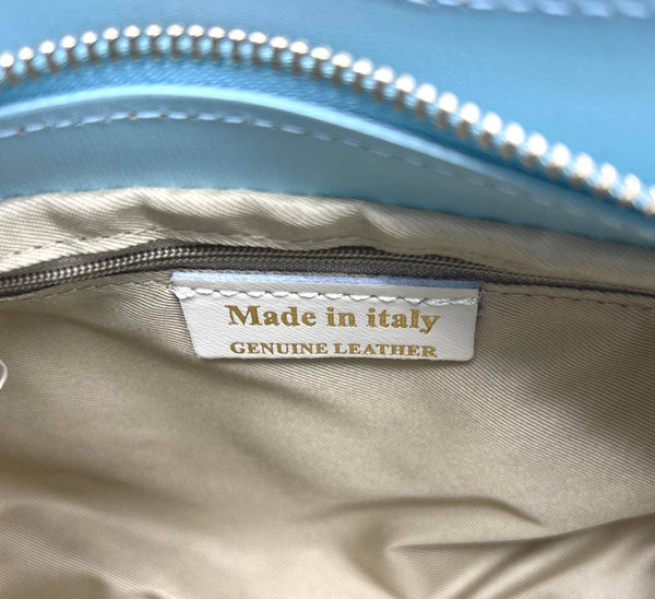 Suie Valentini srl - Genuine leather shoulder bag, made in Italy, art.112412