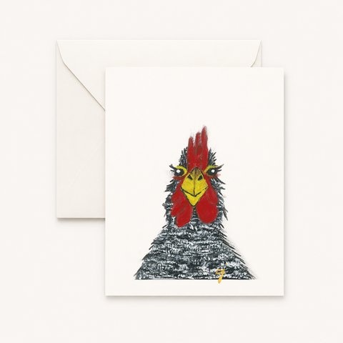 claire jordan - Chicken Baby Greeting Card | 5x7 Blank Card | Nursery 