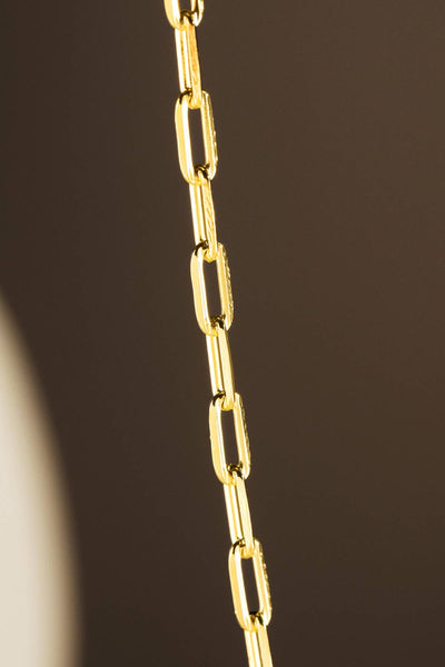Urbanista - 18K Gold Filled Paperclip Link Necklace