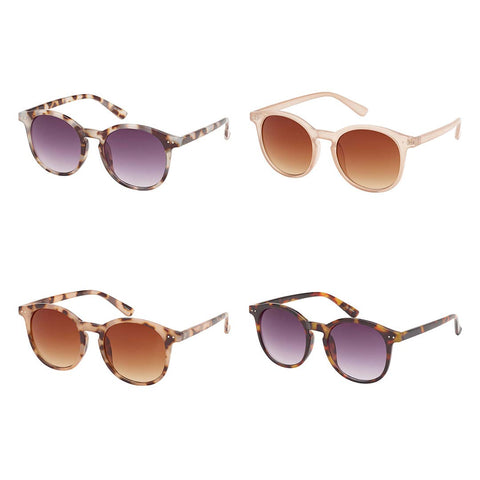 Blue Gem Sunglasses Inc - 1402 Rose - Round Keyhole Sunglasses