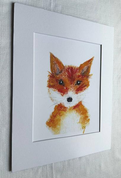 claire jordan - Heirloom Fox Nursery Art Print
