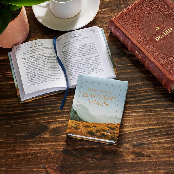 Christian Art Gifts - One-Minute Devotions for Men Hardcover