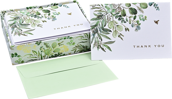 Peter Pauper Press - Eucalyptus Thank You Notes