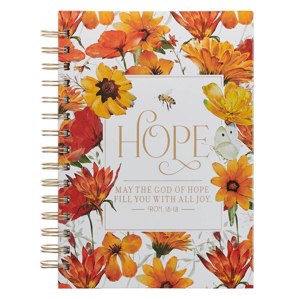 Christian Art Gifts - Journal Spiral God of Hope Rom. 15:13