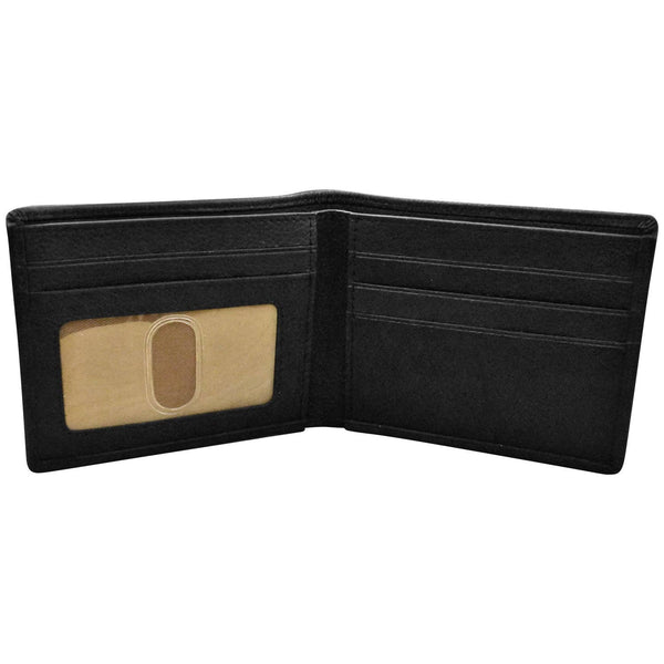 ili New York - Men's Pebble Grain Leather Bifold Wallet 7021