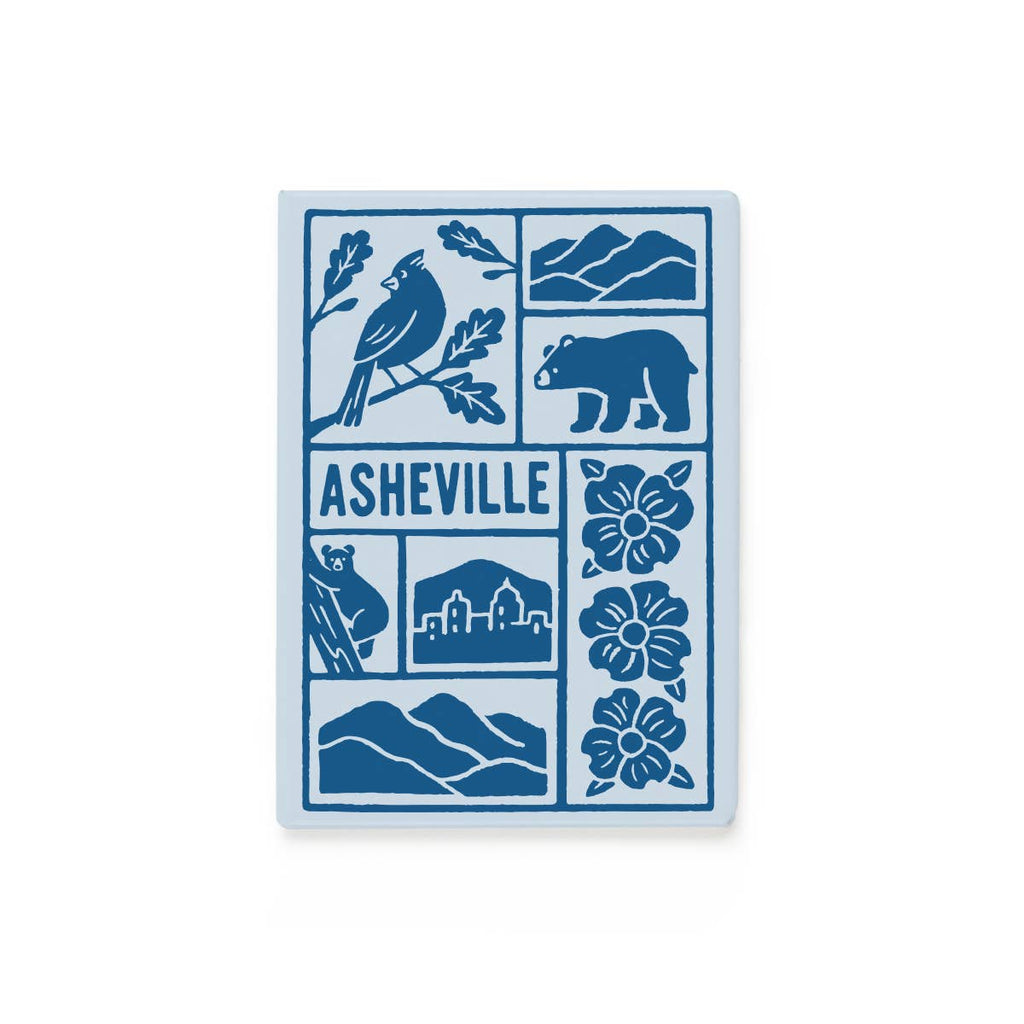 Seltzer Goods - AVL Woodcut Scenes Magnet
