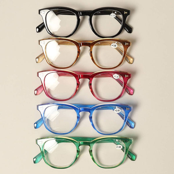 Fashion City - Women's Multi Color Frame Reading Glasses