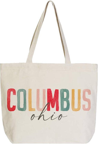 Kalia Lane - Love Local Canvas Tote Bag - Watercolor City