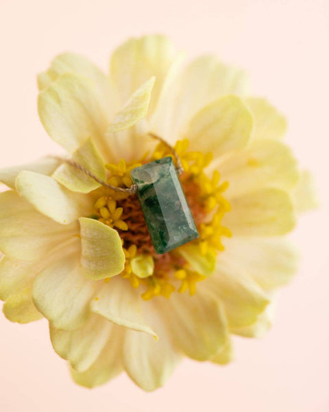 SoulKu - Moss Agate Refined Necklace for Flourish