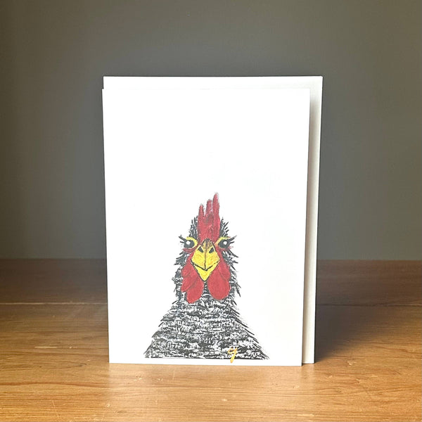 claire jordan - Chicken Baby Greeting Card | 5x7 Blank Card | Nursery 