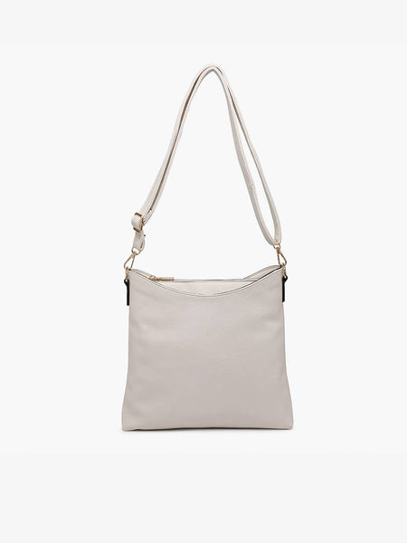 Jen & Co. - Emma 3 Compartment Crossbody w/ Snap Closure | M1765