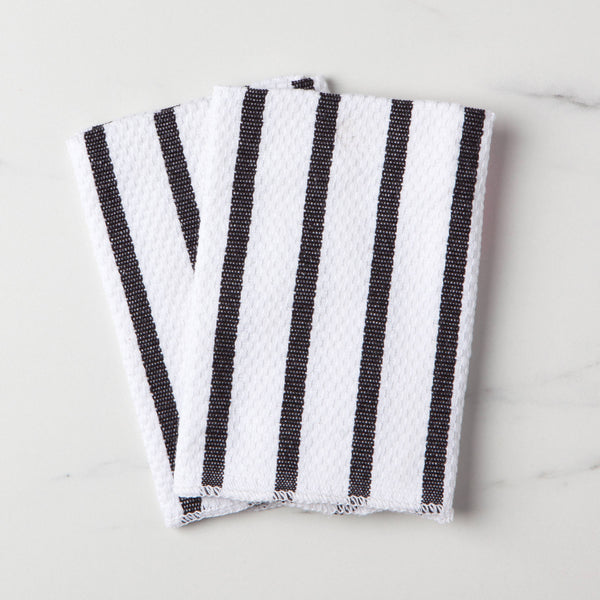 Now Designs by Danica - Basketweave Black Dishcloths Set of 2