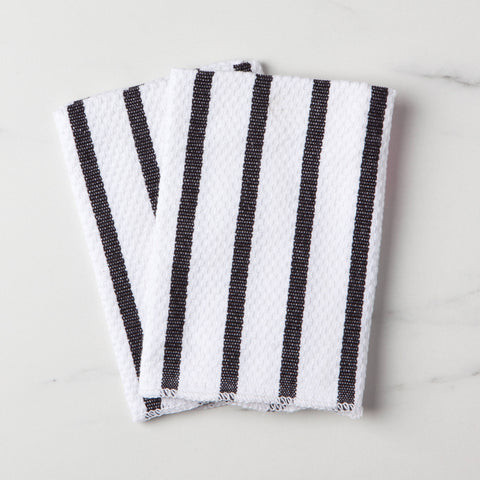 Now Designs by Danica - Basketweave Black Dishcloths Set of 2