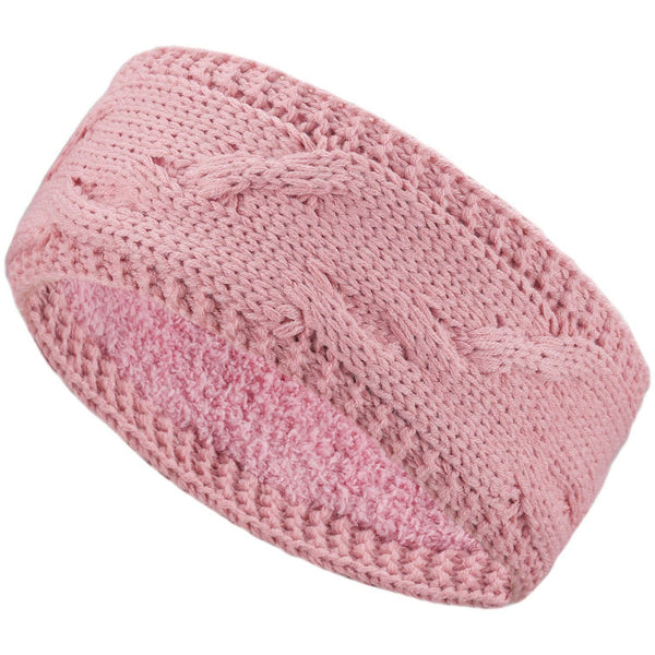 Jasper Trading LLC - JB707 - One Dozen Cable Knit Fuzzy Lined Ear Warmer Headband